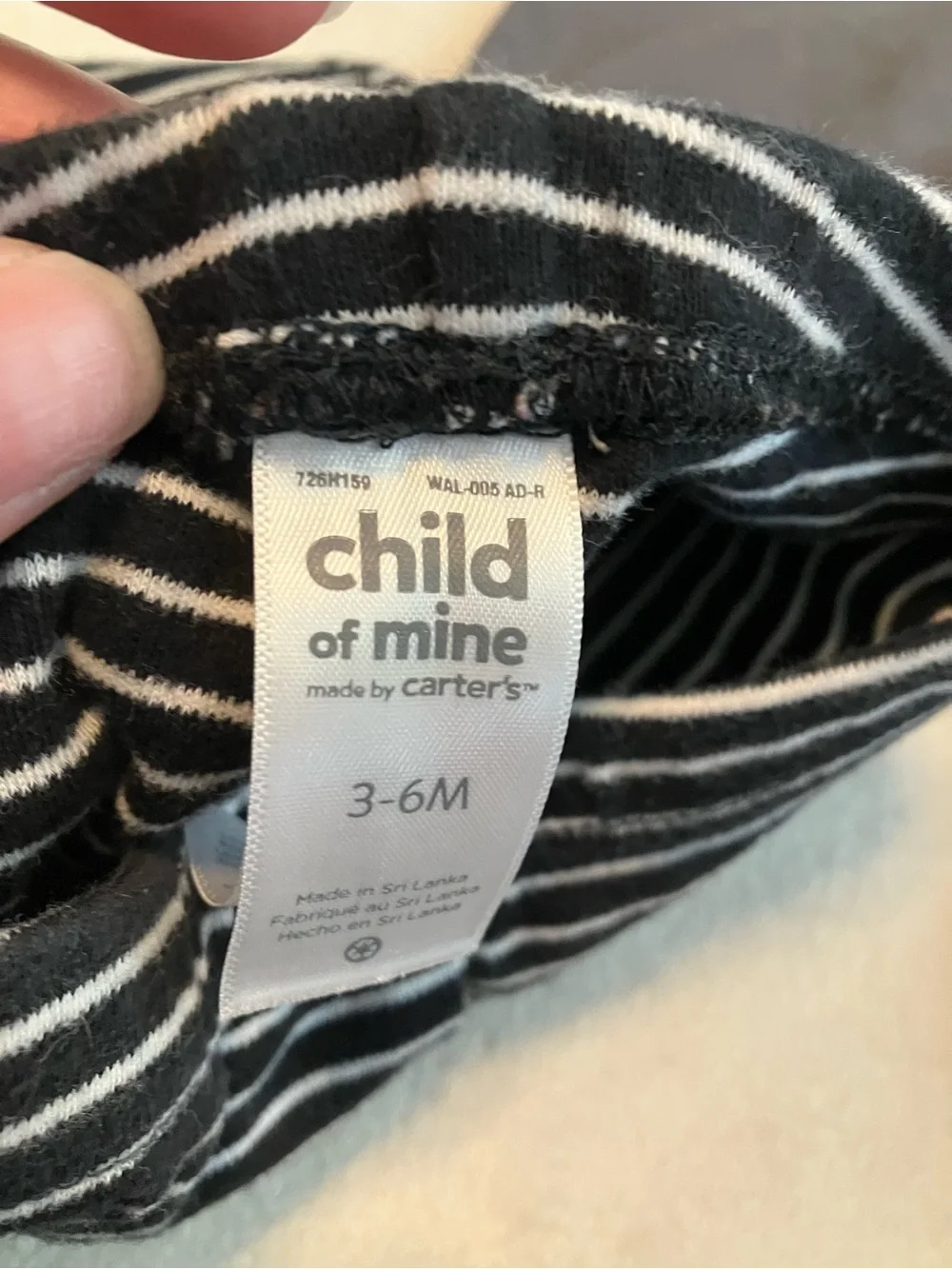 3-Pack Baby Jogger Pants - Black Stripe, Gray, Charcoal
